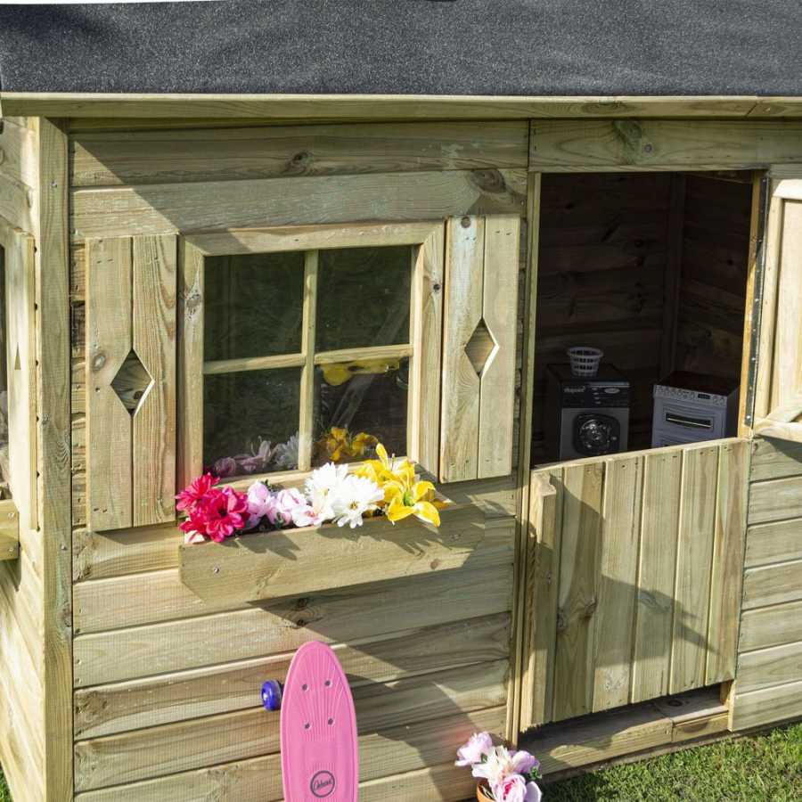 Rowlinson Country Cottage Outdoor Kids Playhouse